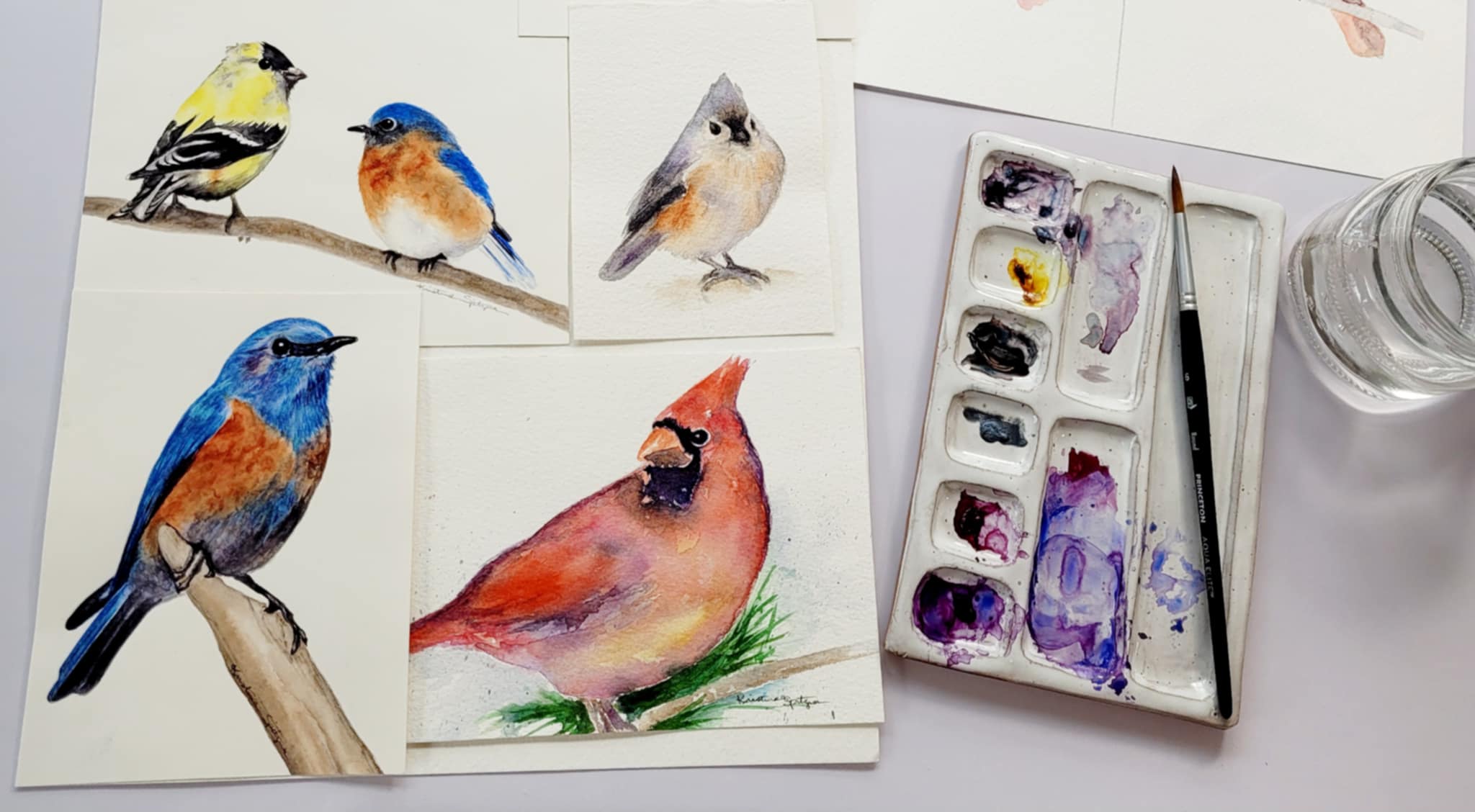 Mother's Day Tea and Watercolor by Redbriar Stdio - 05/09 - Image 47