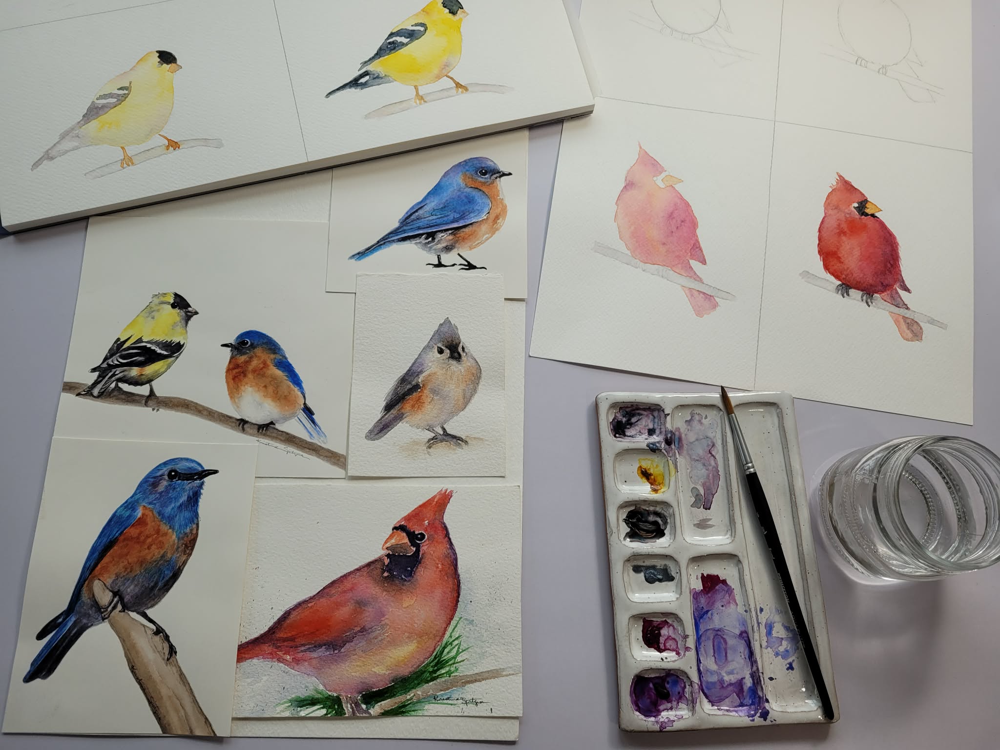 Mother's Day Tea and Watercolor by Redbriar Stdio - 05/09 - Image 48