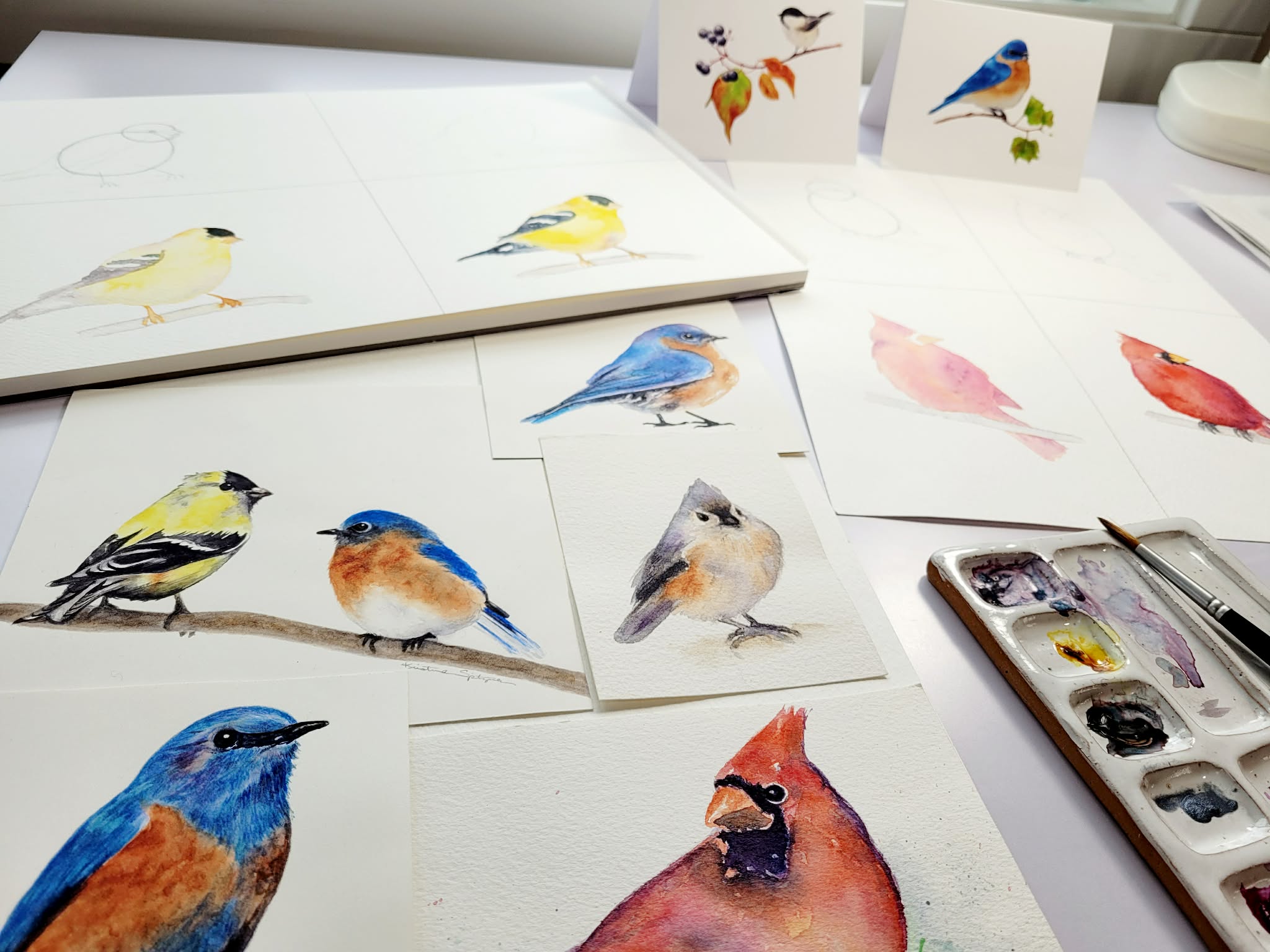 Mother's Day Tea and Watercolor by Redbriar Stdio - 05/09 - Image 49