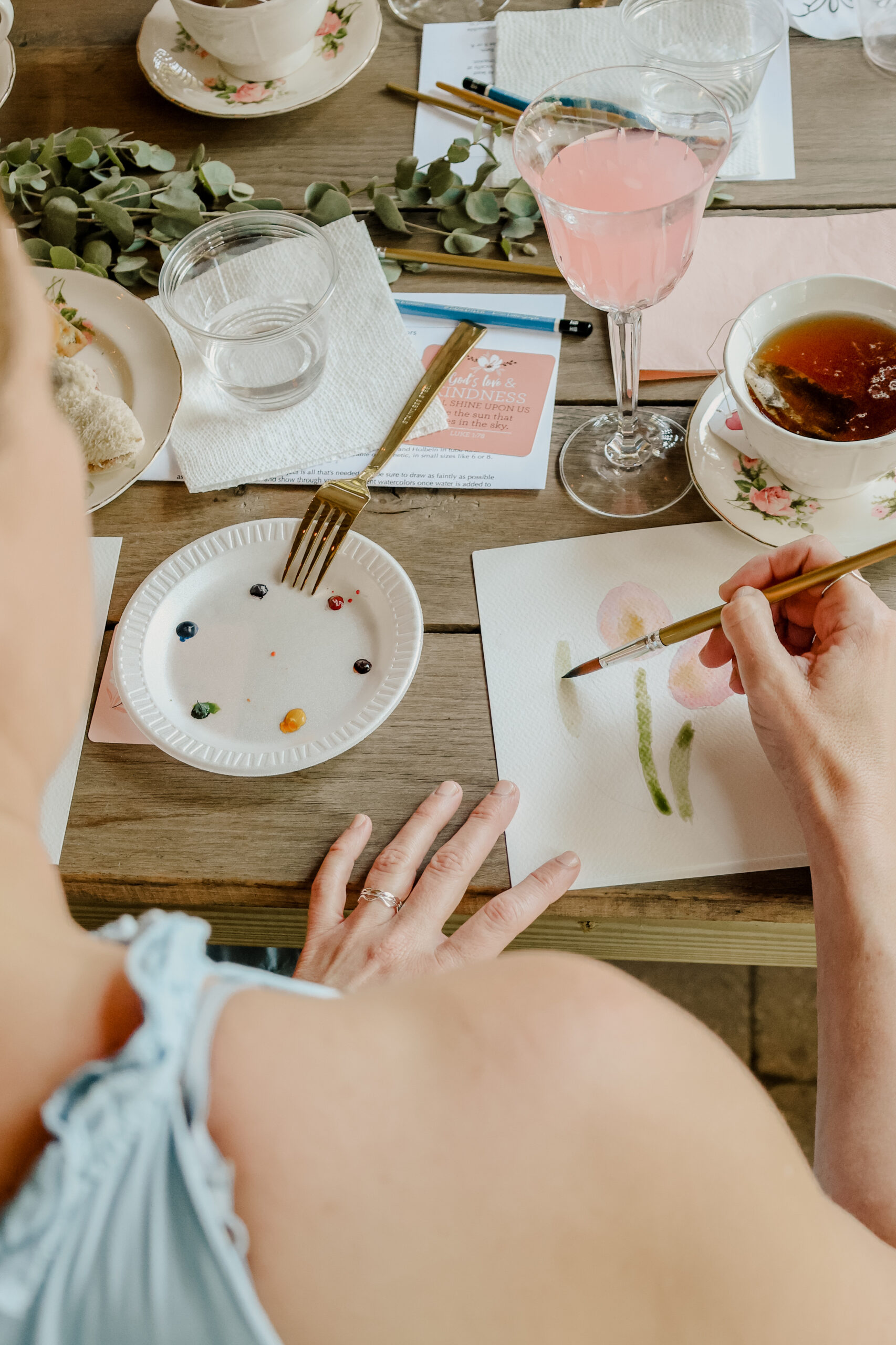 Mother's Day Tea and Watercolor by Redbriar Stdio - 05/09 - Image 14