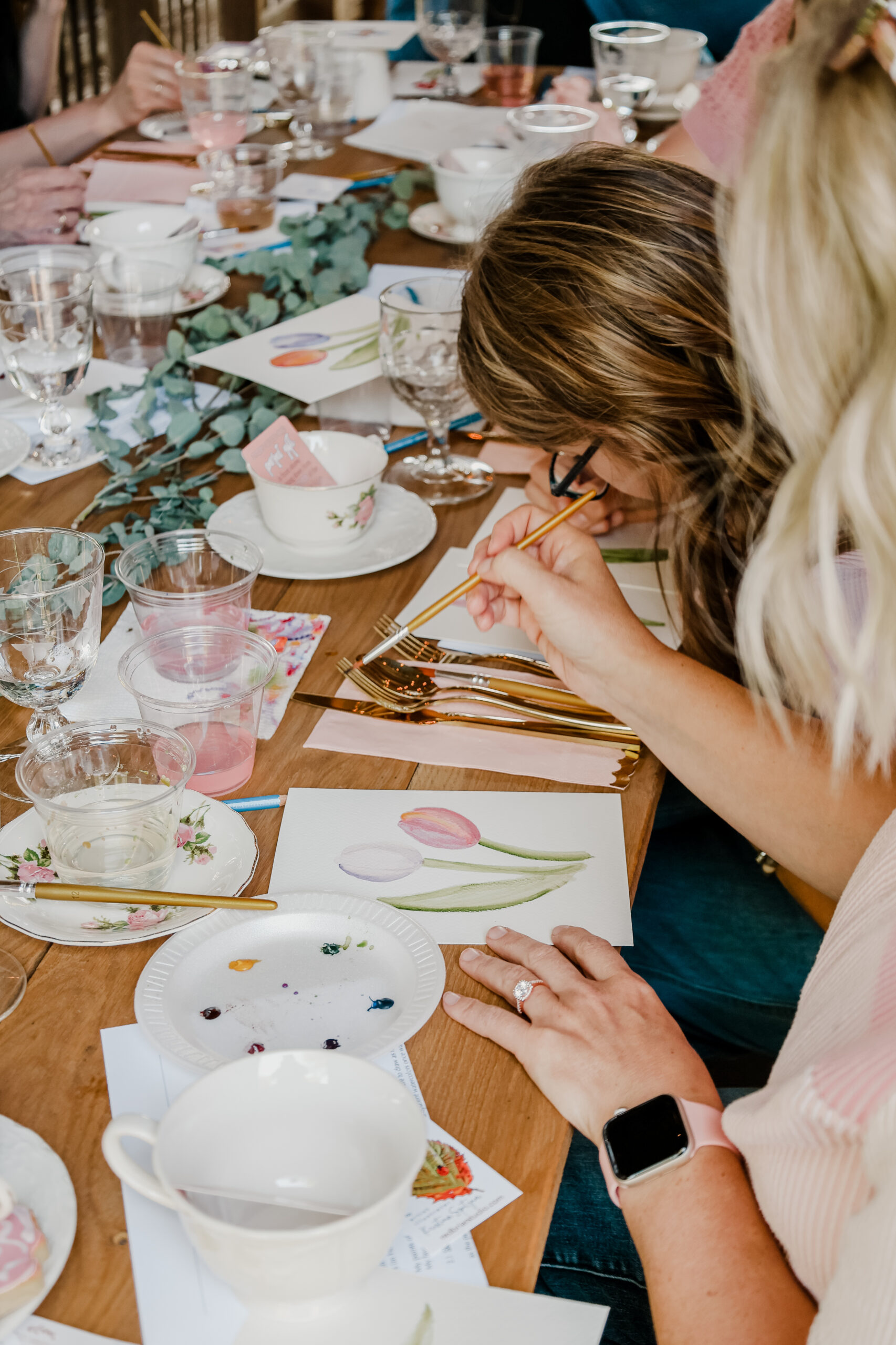 Mother's Day Tea and Watercolor by Redbriar Stdio - 05/09 - Image 6