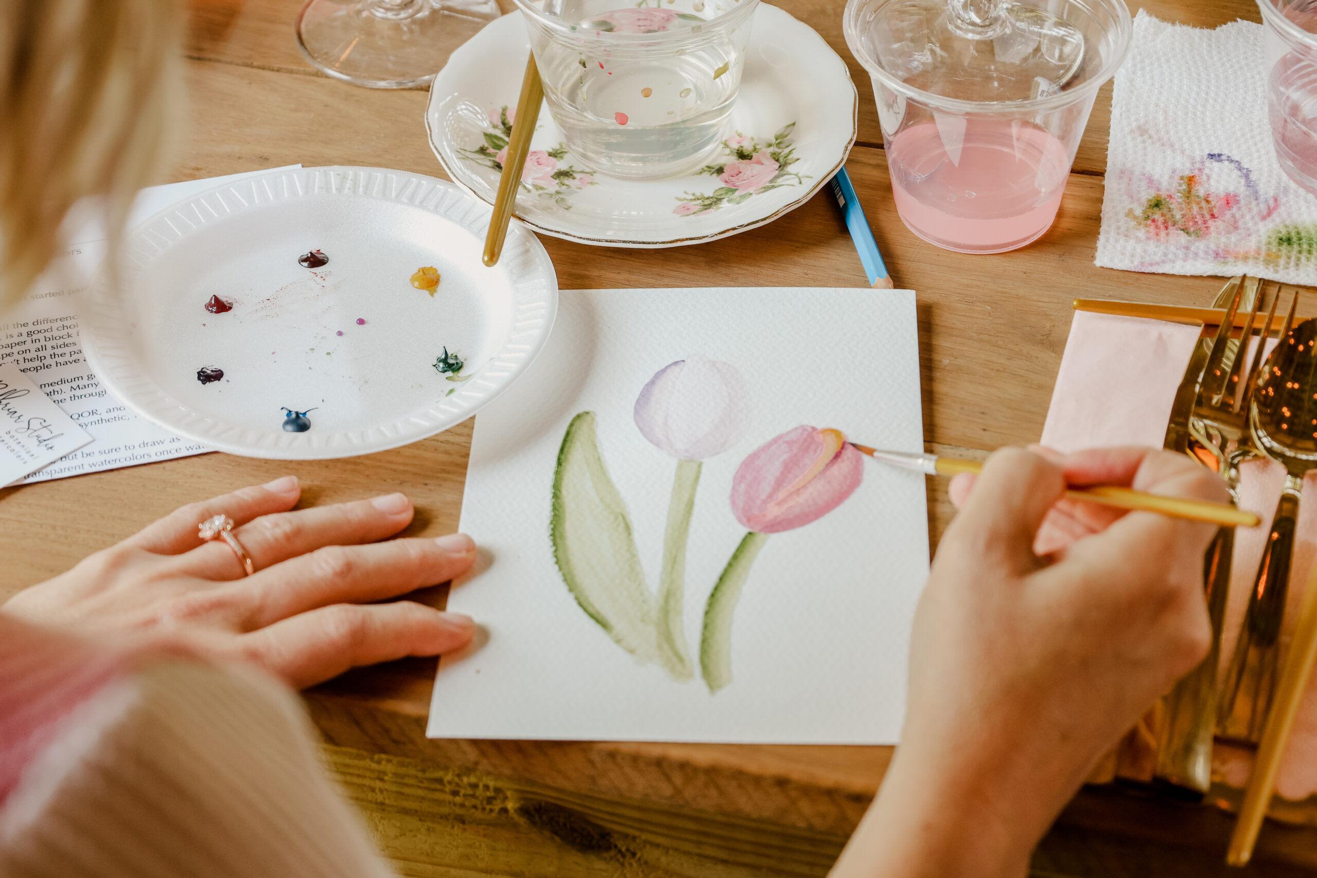 Mother's Day Tea and Watercolor by Redbriar Stdio - 05/09 - Image 5